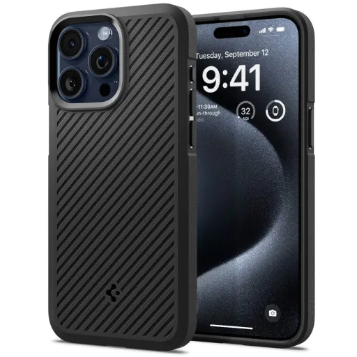 iPhone 15 Pro Spigen Core Armor tok matt fekete