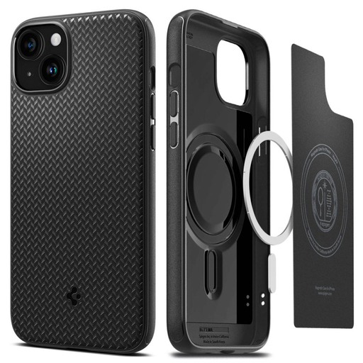 iPhone 15 Spigen Mag Armor MagSafe tok matt fekete (ACS06815) iPhone 15 Spigen Mag Armor MagSafe tok matt fekete (ACS06815)