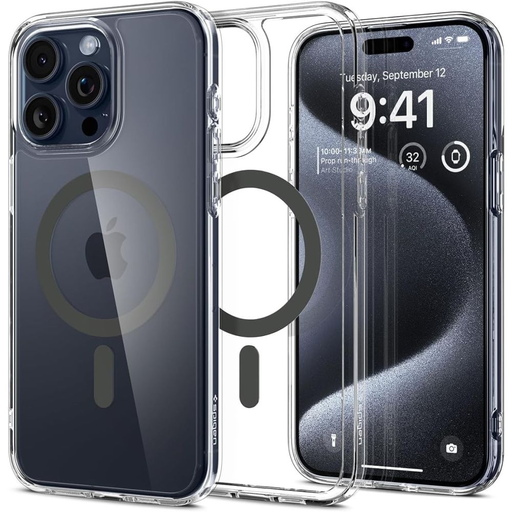 iPhone 15 Pro Spigen Ultra Hybrid MagSafe tok grafit (ACS06716) iPhone 15 Pro Spigen Ultra Hybrid MagSafe tok grafit (ACS06716)