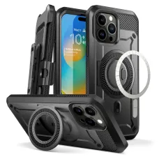 iPhone 15 Pro Supcase UB Pro Mag MagSafe kompatibilis tok fekete