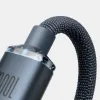 Baseus Crystal Shine gyors töltős adat kábel USB Type C - USB Type C 100W 1.2m kék - 1. kép