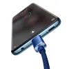 Baseus Crystal Shine gyors töltős adat kábel USB Type C - USB Type C 100W 1.2m kék - 4. kép