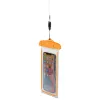 PVC vízálló telefontok zsinórral narancssárga - 4. kép