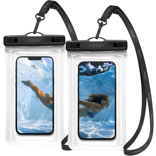 Spigen A610 vízálló lebegő univerzális telefontok 2 db átlátszó (AMP04528) Spigen A610 vízálló lebegő univerzális telefontok 2 db átlátszó (AMP04528)