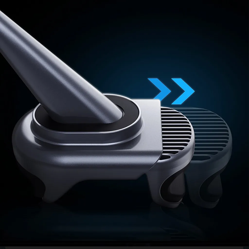 Baseus T-Space Elektromos autós telefontartó napelemmel Tesla Model 3 / Y fekete - 14