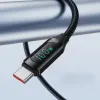 Wozinsky WUCCC2 USB C - USB C kábel kijelzővel PD 100W 2m fekete - 4. kép