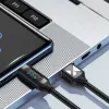 Wozinsky WUACC2 USB A - USB C kábel kijelzővel 66W 6A 2m fekete - 2. kép