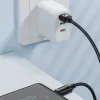 Wozinsky WUACC2 USB A - USB C kábel kijelzővel 66W 6A 2m fekete - 4. kép