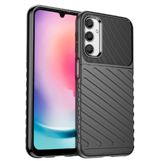 Samsung Galaxy M34 Thunder fokozott védelmet biztosító flexibilis TPU tok fekete