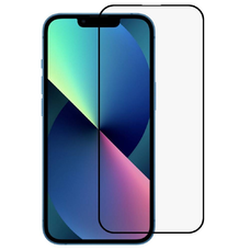 iPhone 14 Pro Max/14 Plus 5D Full Glue kijelzővédő üvegfólia fekete