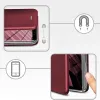 Realme 11 Pro 5G Leatherette Wallet Elegance Magnetic fliptok burgundy - 0. kép