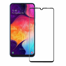 Samsung Galaxy A50/M21/A30S 5D Full Glue kijelzővédő üvegfólia fekete