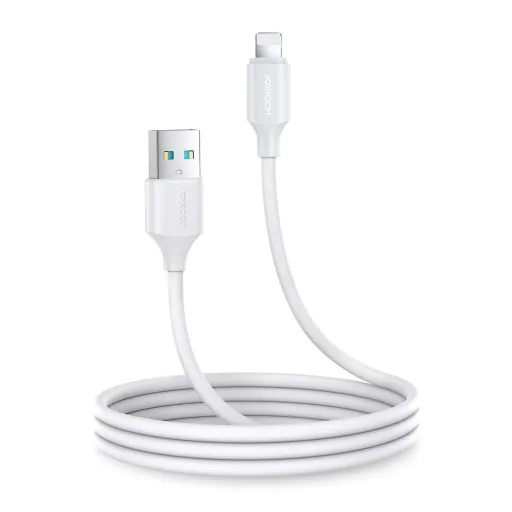 Joyroom töltő és adatkábel USB - Lightning 2.4A 1m fehér (S-UL012A9)