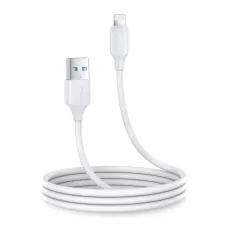 Joyroom töltő és adatkábel USB - Lightning 2.4A 2m fehér (S-UL012A9)