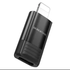 Borofone BV18 Lightning - Type C adapter fekete