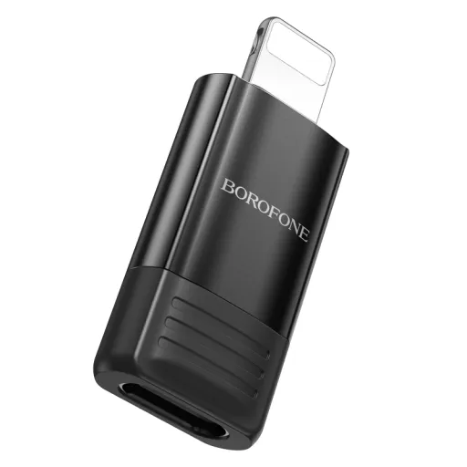Borofone BV18 Lightning - Type C adapter fekete