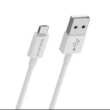 Borofone BX22 Bloom USB - micro USB kábel 2,4A 1m fehér