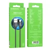 Borofone Sharp BX87 USB - Lightning kábel 2,4A 1m fekete - 1. kép