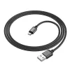 Borofone Sharp BX87 USB - micro USB kábel 2,4A 1m fekete - 1. kép