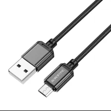 Borofone Sharp BX87 USB - micro USB kábel 2,4A 1m fekete