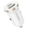 Borofone BZ22 autós töltő USB + Type C QC 3.0 PD 30W fehér - 4. kép