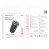 Borofone BZ22 autós töltő USB + Type C QC 3.0 PD 30W fekete - 2. kép