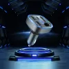 Borofone BC48 Broad FM Transmitter Bluetooth, MP3 2xUSB + Type C QC 3.0 18W fekete - 0. kép