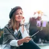 Borofone Happy BY11 bluetooth szelfibot és állvány távirányítóval fekete - 0. kép