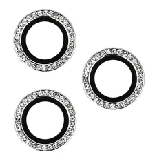 Ochranné sklo na objektív fotoaparátu iPhone 14 Pro/14 Pro Max Diamond strieborné Ochranné sklo na objektív fotoaparátu iPhone 14 Pro/14 Pro Max Diamond strieborné