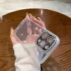 iPhone 11 Liquid Glitter Camera tok átlátszó - 0. kép