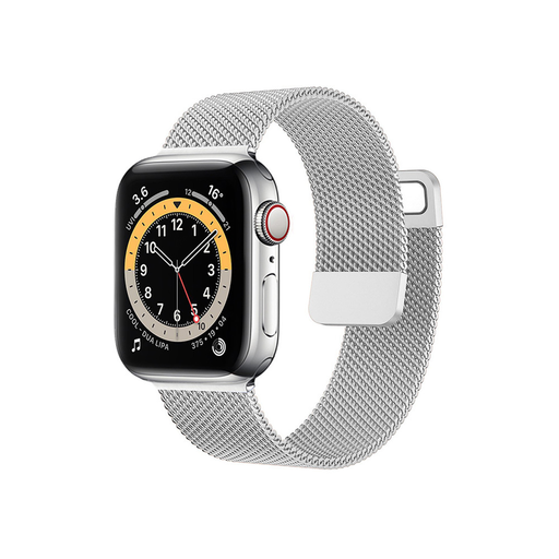 Apple Watch 42/44/45 mm Milanese óraszíj ezüst