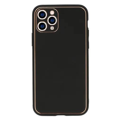 iPhone 15 Plus Tel Protect Luxury szilikon tok fekete