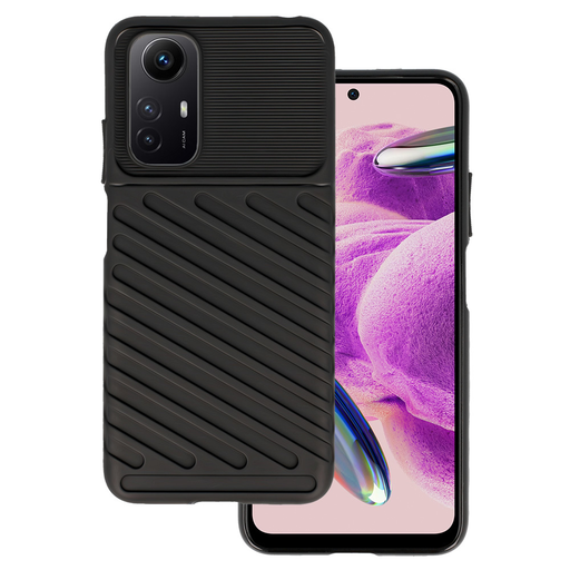 Xiaomi Redmi Note 12S Thunder fokozott védelmet biztosító flexibilis TPU tok fekete Xiaomi Redmi Note 12S Thunder fokozott védelmet biztosító flexibilis TPU tok fekete