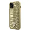 iPhone 15 Guess Rhinestones Triangle Metal Logo tok arany (GUHCP15SHDGTPD) - 4. kép