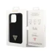 iPhone 15 Pro Guess Rhinestones Triangle Metal Logo tok fekete (GUHCP15LHDGTPK) - 4. kép