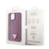 iPhone 13 Guess Rhinestones Triangle Metal Logo tok lila (GUHCP13MHDGTPU) - 1. kép