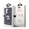 Samsung Galaxy Z Fold 5 Karl Lagerfeld Liquid Silicone Ikonik NFT tok fekete (KLHCZFD5SNIKBCK) - 2. kép