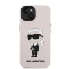 iPhone 15 Karl Lagerfeld KLHCP15SSNIKBCP Liquid Silicone Ikonik NFT tok rózsaszín - 1. kép