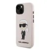 iPhone 15 Karl Lagerfeld KLHCP15SSNIKBCP Liquid Silicone Ikonik NFT tok rózsaszín - 3. kép