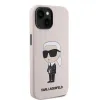 iPhone 15 Karl Lagerfeld KLHCP15SSNIKBCP Liquid Silicone Ikonik NFT tok rózsaszín - 4. kép