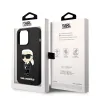 iPhone 15 Pro Max Karl Lagerfeld KLHCP15XSNIKBCK Liquid Silicone Ikonik NFT tok fekete - 2. kép