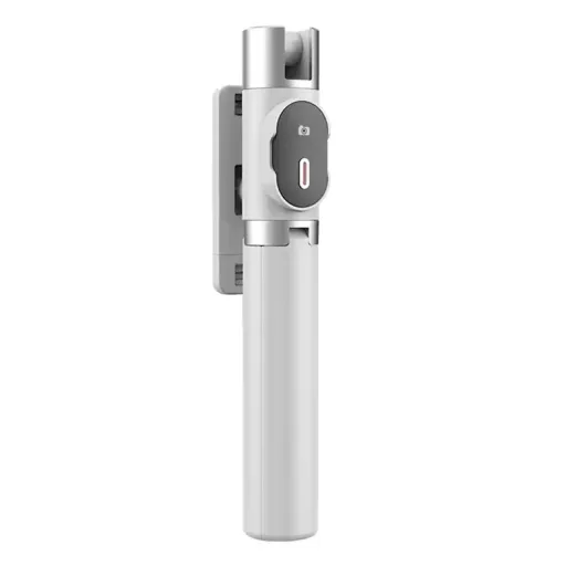 Selfie bot állvánnyal és bluetooth távirányítóval P60 fehér