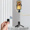 Selfie bot állvánnyal és bluetooth távirányítóval P08 fekete - 2. kép