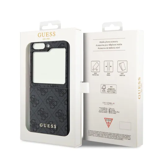 Samsung Galaxy Z Flip 5 GUESS 4G Charms tok szürke (GUHCZF5GF4GGR) Samsung Galaxy Z Flip 5 GUESS 4G Charms tok szürke (GUHCZF5GF4GGR)