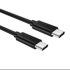 Choetech CC0001 USB-C - USB-C kábel, 0.5m PD 60W (fekete)