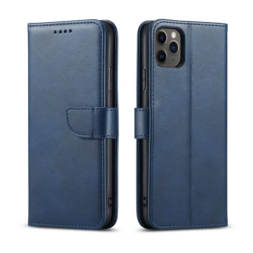 Honor 90 Lite mágneses PU bőr fliptok kártyatartóval kék Alphajack Honor 90 Lite mágneses PU bőr fliptok kártyatartóval kék Alphajack