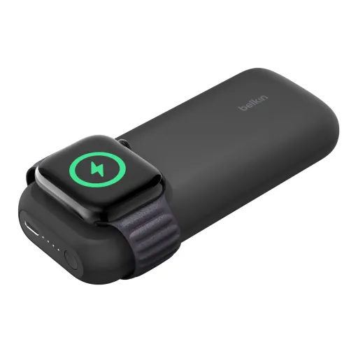 Belkin BOOST CHARGE Pro Apple Watch vezeték nélküli töltő és Powerbank 10000mAh 20W - fekete (BPD005btBK)