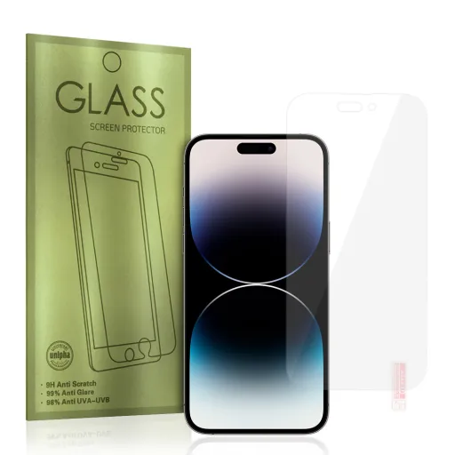 iPhone 15 Plus/15 Pro Max Glass Gold kijelzővédő üvegfólia