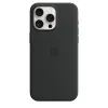 iPhone 15 Pro Max szilikontok fekete (MT1M3ZM/A) Apple gyári MagSafe-rögzítésű - 0. kép