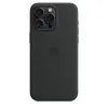 iPhone 15 Pro Max szilikontok fekete (MT1M3ZM/A) Apple gyári MagSafe-rögzítésű - 1. kép